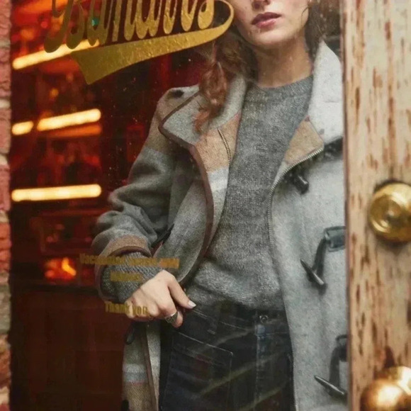 Veronica Beard - Flint Dickey Wool-Blend‎ Coat, Camel/Grey Multi Size XS - Picture 3 of 13